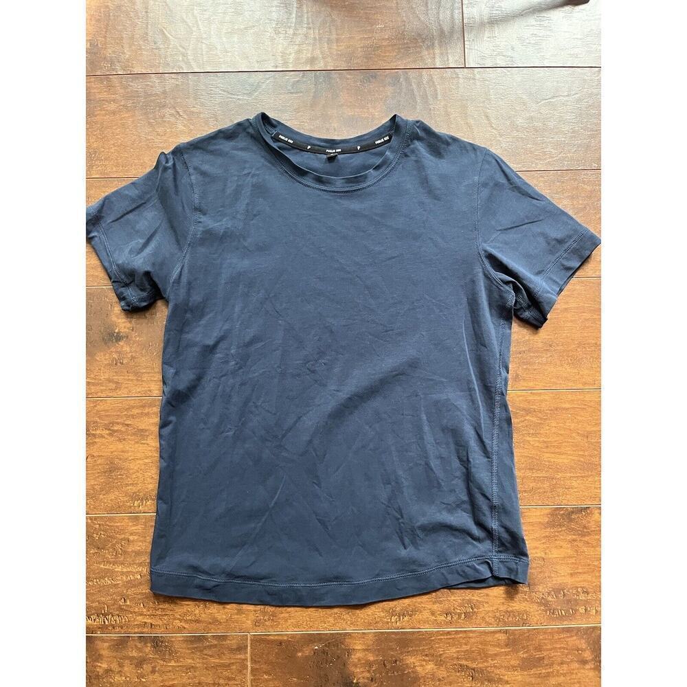 Public Rec Womens Small Blue Short Sleeve Essential Work Out Tee